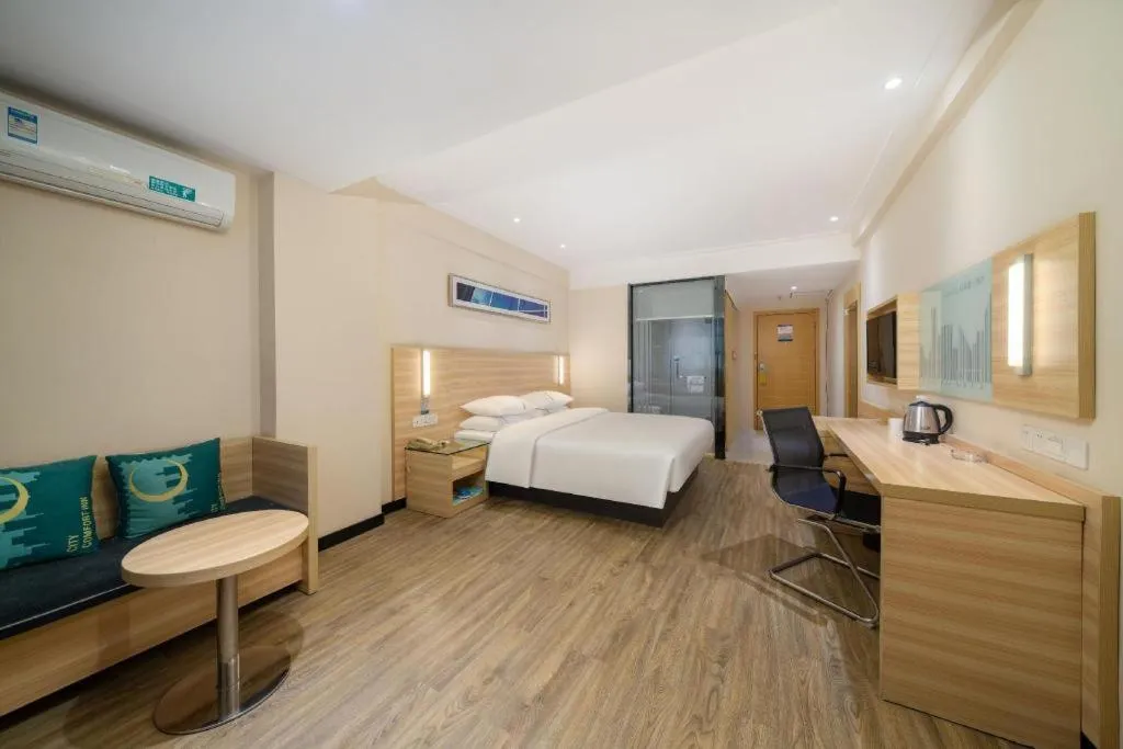 Bed in City Comfort Inn Nanning Police Academy Xianhu Food Street