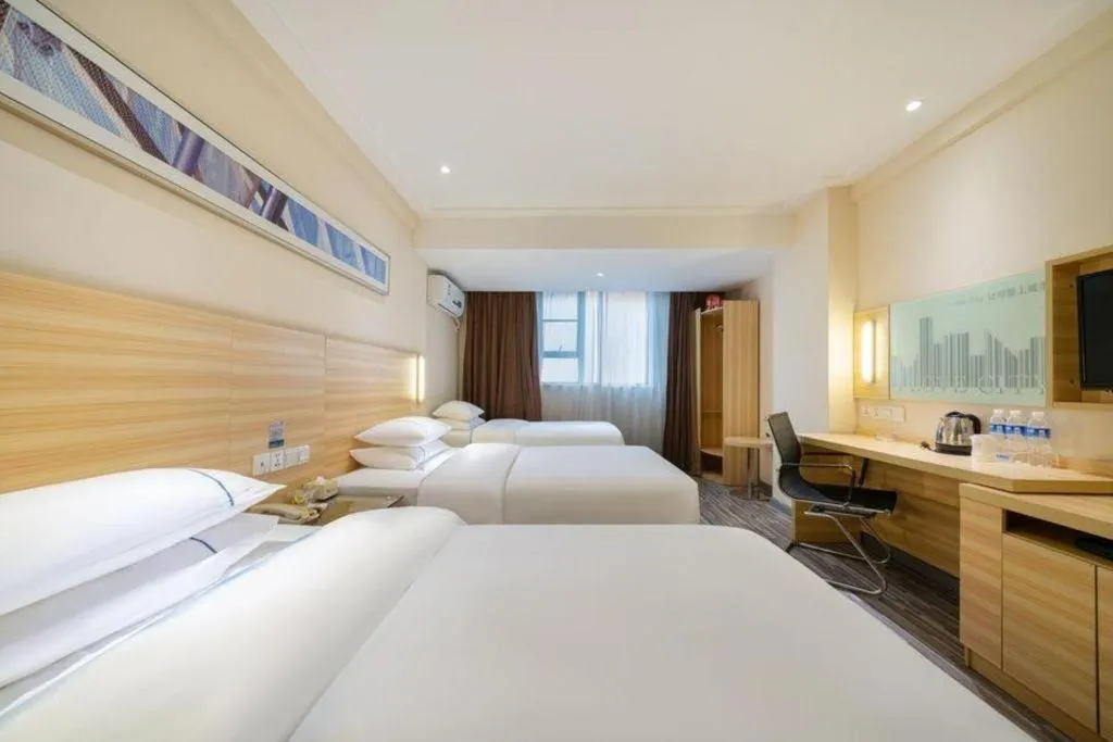 Bed in City Comfort Inn Nanning Police Academy Xianhu Food Street