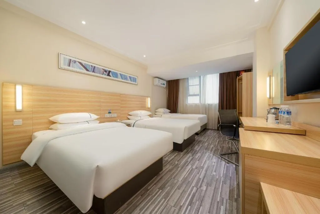 Bed in City Comfort Inn Nanning Police Academy Xianhu Food Street