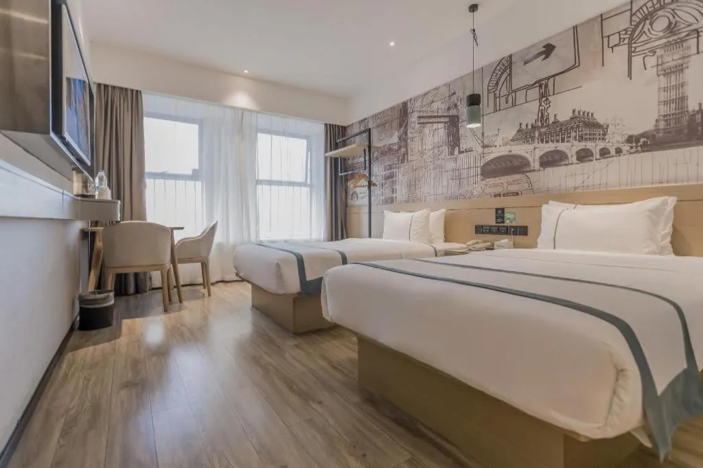 Bed in City Comfort Inn Foshan Gaoming Huaying Square