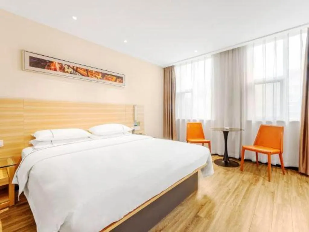 Bed in City Comfort Inn Xiaogan Dawu Bishui Huating