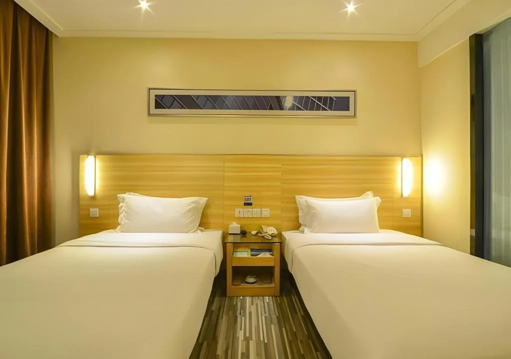 Bed in City Comfort Inn Xiaogan Dawu Bishui Huating