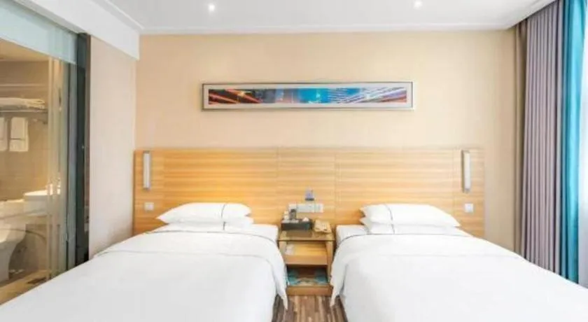Bed in City Comfort Inn Xiaogan Dawu Bishui Huating
