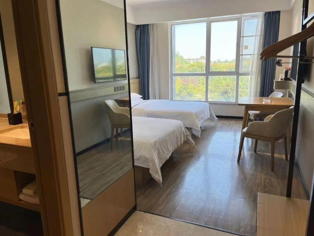 Bed in City Comfort Inn Suizhou Railway Station