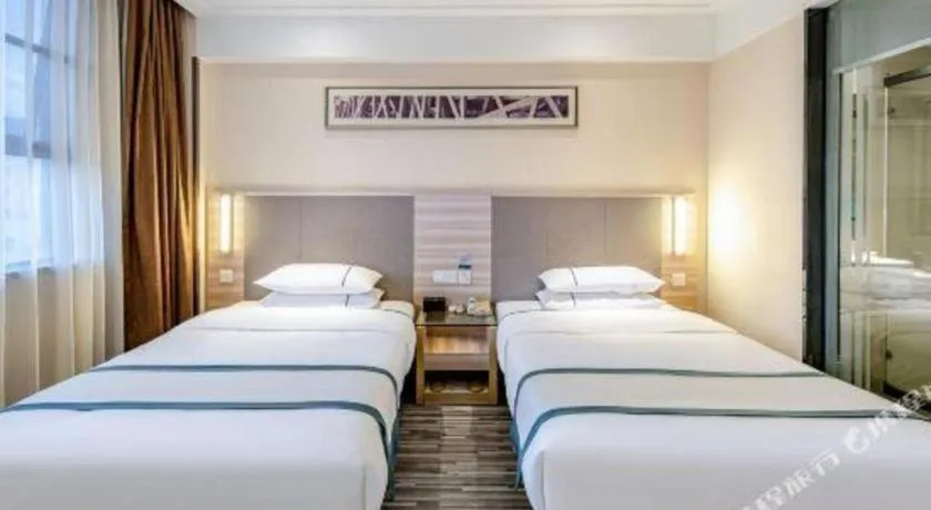 Bed in City Comfort Inn Nanning Chaoyang Square Zhongshan Road Food Street