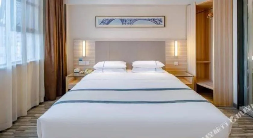Bed in City Comfort Inn Nanning Chaoyang Square Zhongshan Road Food Street