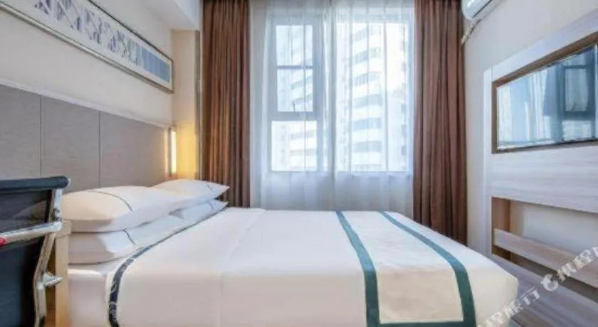 Bed in City Comfort Inn Nanning Chaoyang Square Zhongshan Road Food Street