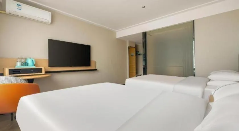 Bed in City Comfort Inn Nanning Chaoyang Square Zhongshan Road Food Street