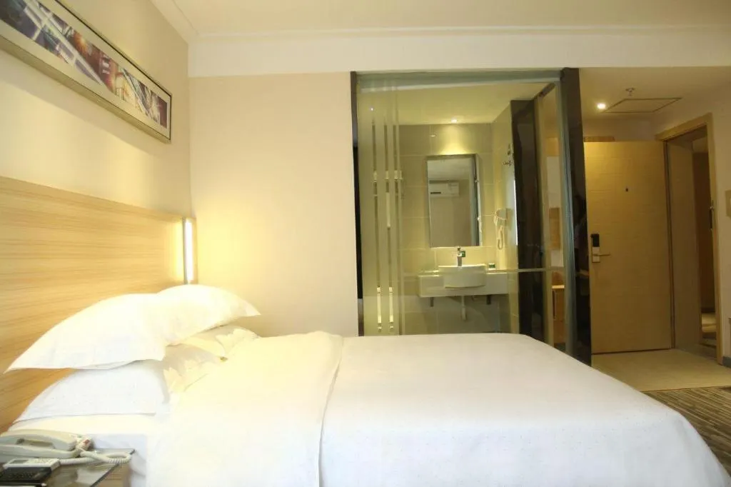 Bed in City Comfort Inn Xianning Chongyang Taoxi Avenue