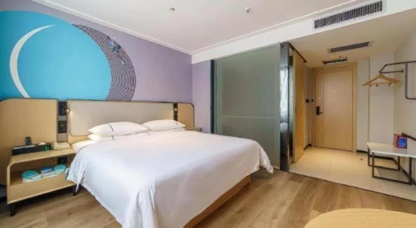 Bed in City Comfort Inn Xianning Chongyang Taoxi Avenue