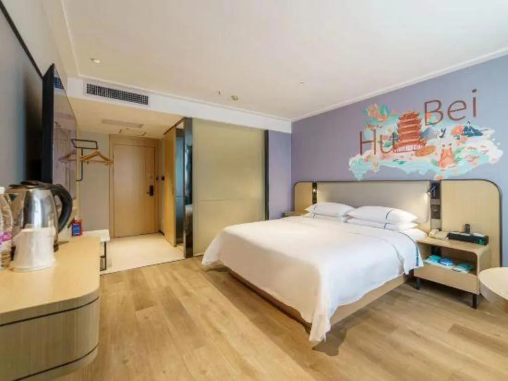 Bed in City Comfort Inn Xianning Chongyang Taoxi Avenue