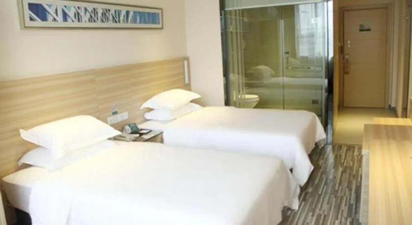 Bed in City Comfort Inn Xianning Chongyang Taoxi Avenue