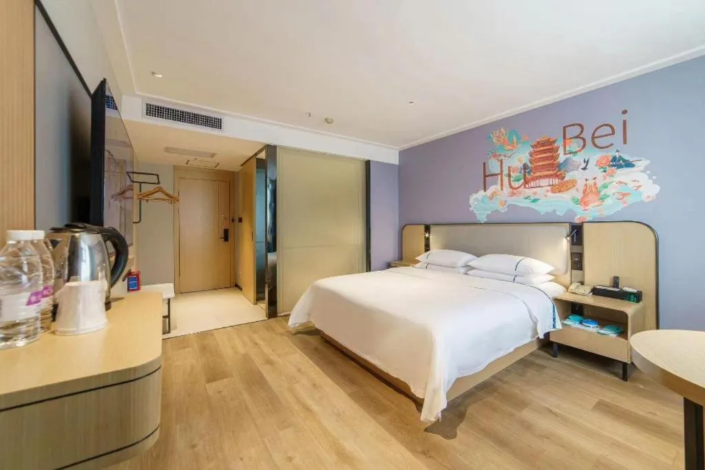 Bed in City Comfort Inn Xianning Chongyang Taoxi Avenue