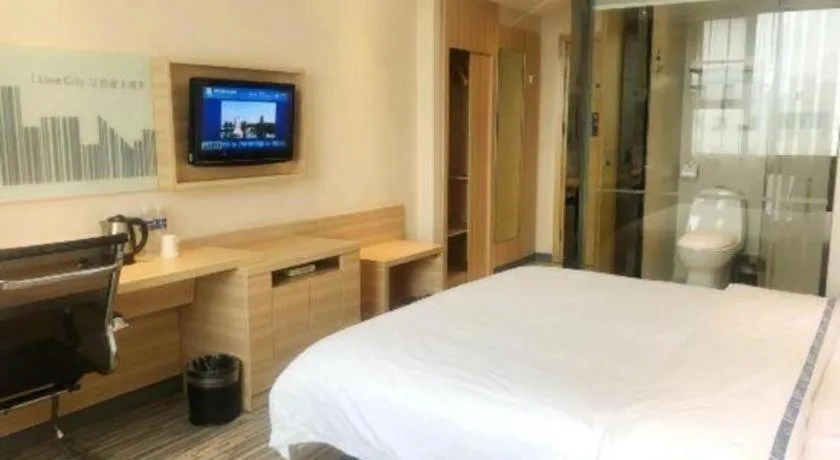 Bed in City Comfort Inn Xianning Chongyang Taoxi Avenue