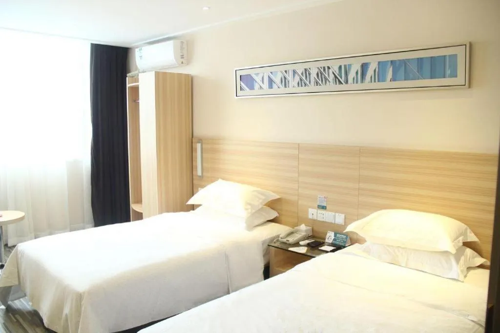 Bed in City Comfort Inn Xianning Chongyang Taoxi Avenue