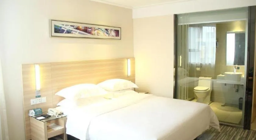 Bed in City Comfort Inn Xianning Chongyang Taoxi Avenue