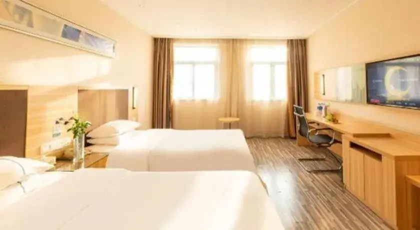 Bed in City Comfort Inn Hefei Shuanggang Fuyang Road Bed in City Comfort Inn Hefei Shuanggang Fuyang Road