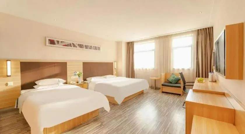 Bed in City Comfort Inn Hefei Shuanggang Fuyang Road Bed in City Comfort Inn Hefei Shuanggang Fuyang Road
