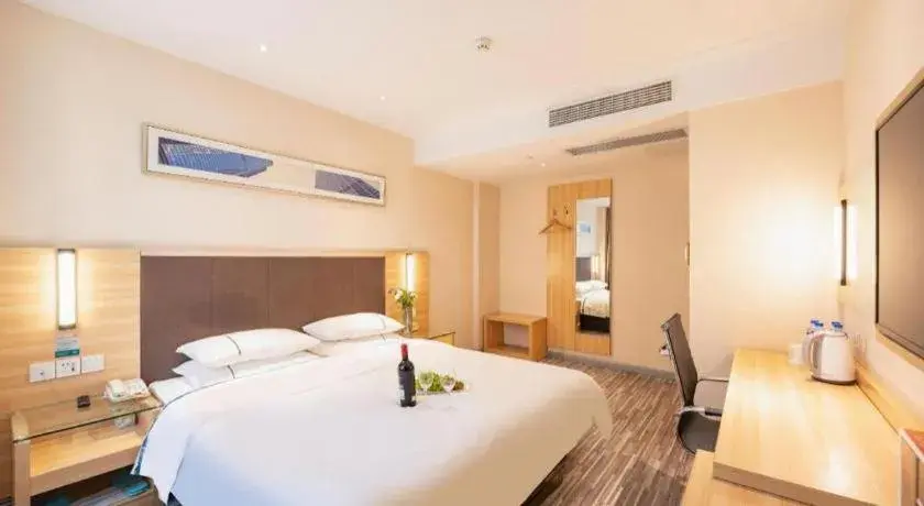 Bed in City Comfort Inn Hefei Shuanggang Fuyang Road Bed in City Comfort Inn Hefei Shuanggang Fuyang Road