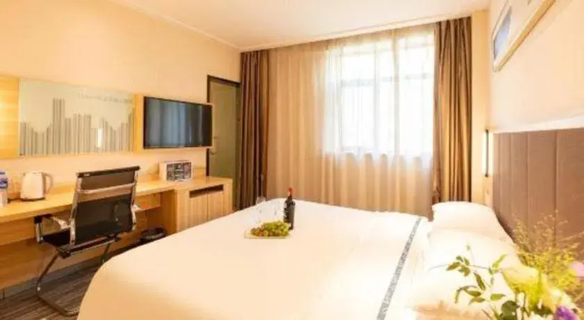 Bed in City Comfort Inn Hefei Shuanggang Fuyang Road Bed in City Comfort Inn Hefei Shuanggang Fuyang Road