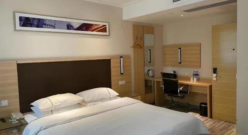 Bed in City Comfort Inn Hefei Shuanggang Fuyang Road Bed in City Comfort Inn Hefei Shuanggang Fuyang Road