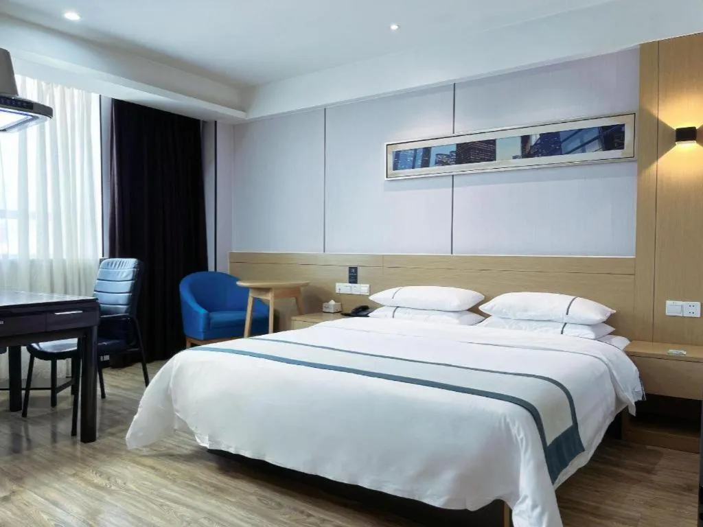 Bed in City Comfort Inn Jingzhou Jianli Jiangcheng Road