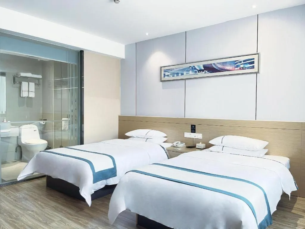 Bed in City Comfort Inn Jingzhou Jianli Jiangcheng Road