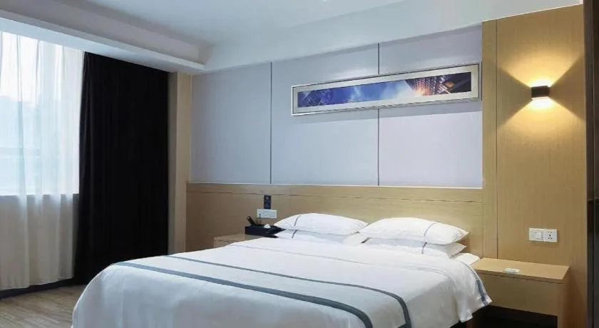 Bed in City Comfort Inn Jingzhou Jianli Jiangcheng Road
