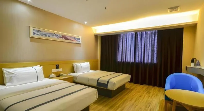 Bed in City Comfort Inn Jingzhou Jianli Jiangcheng Road