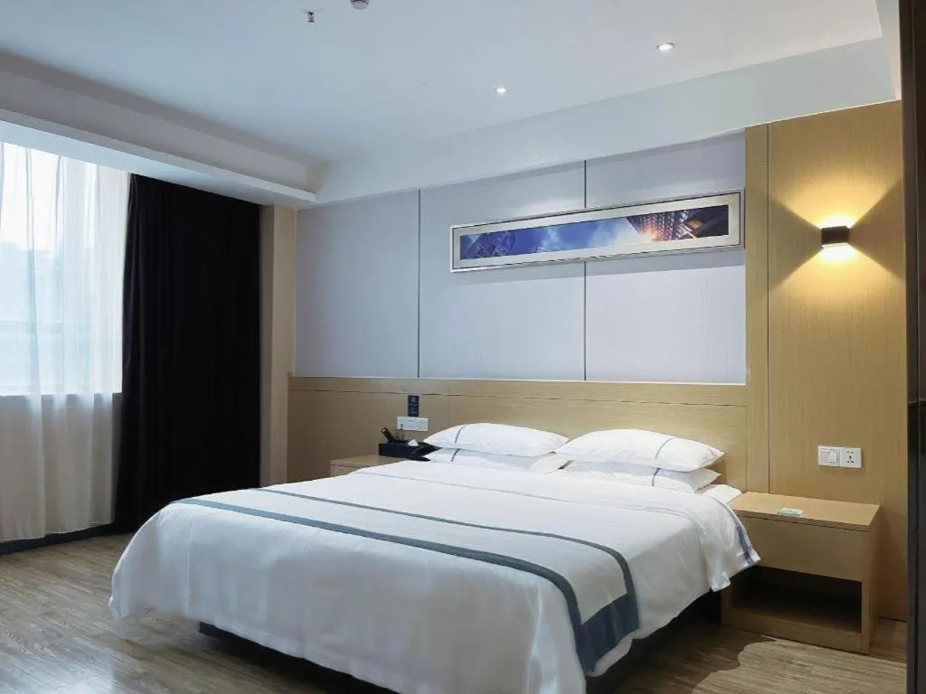 Bed in City Comfort Inn Jingzhou Jianli Jiangcheng Road