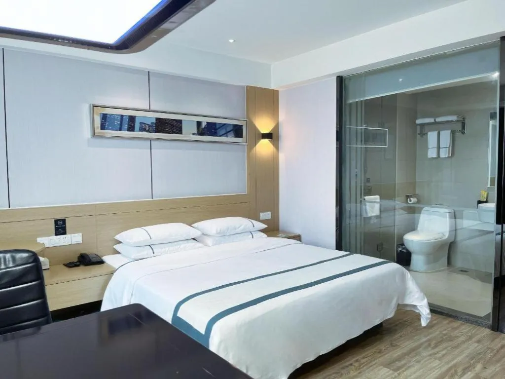 Bed in City Comfort Inn Jingzhou Jianli Jiangcheng Road