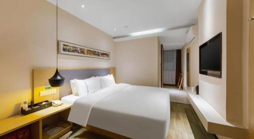 Bed in City Comfort Inn Wuhan International Square Union Medical College Hospital