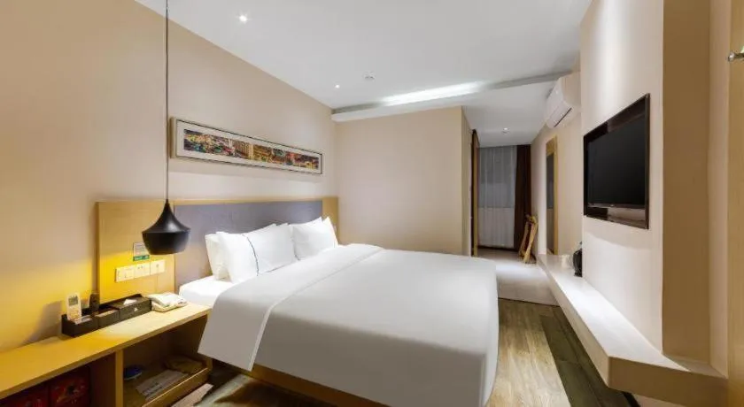 Bed in City Comfort Inn Wuhan International Square Union Medical College Hospital