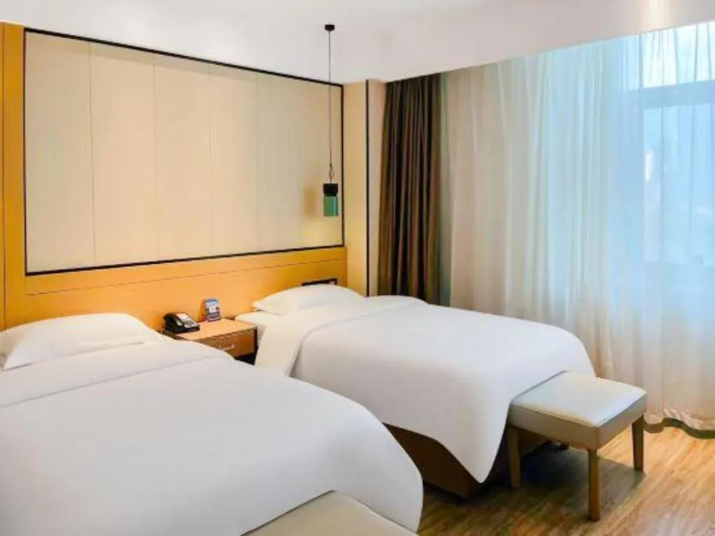 Bed in City Comfort Inn Jinan Railway Station Daming Lake