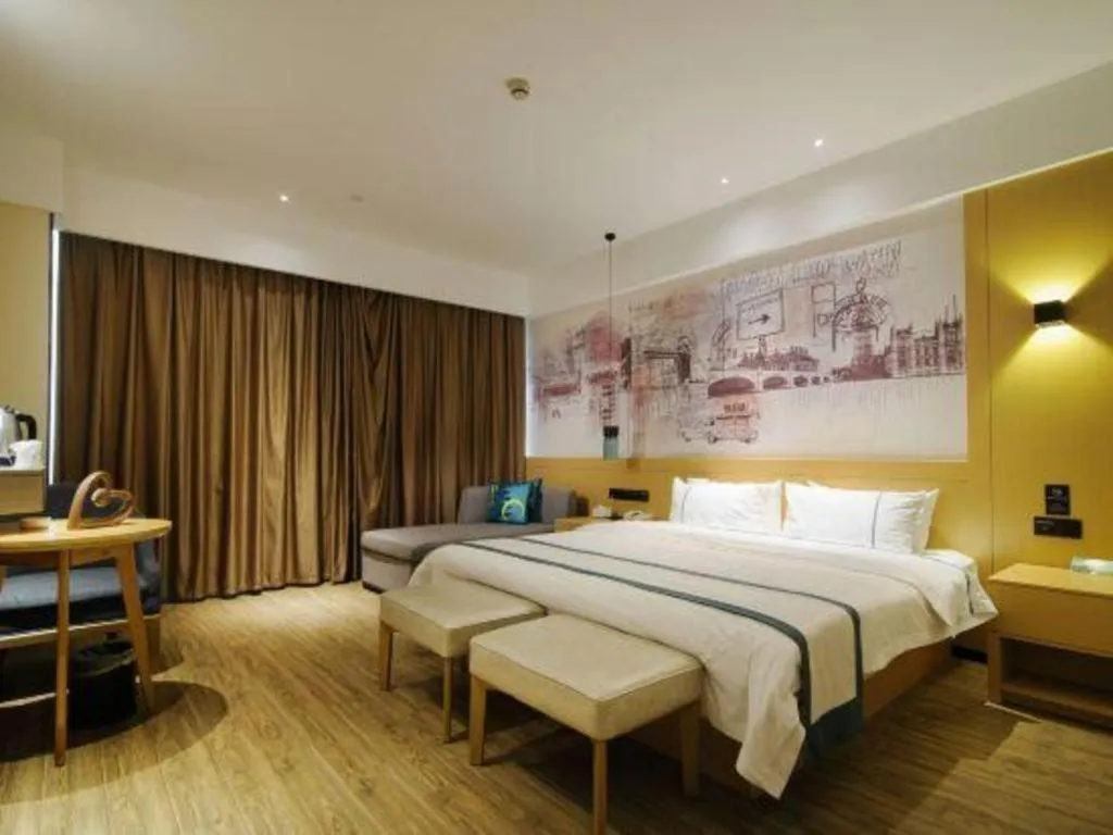 Bed in City Comfort Inn Jinan Railway Station Daming Lake