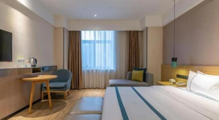 Bed in City Comfort Inn Jinan Railway Station Daming Lake