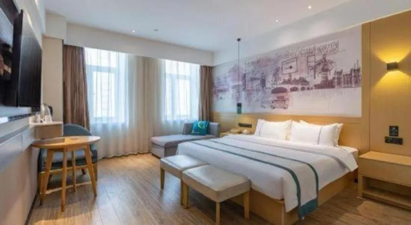 Bed in City Comfort Inn Jinan Railway Station Daming Lake