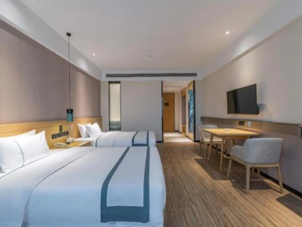 Bed in City Comfort Inn Jinan Railway Station Daming Lake