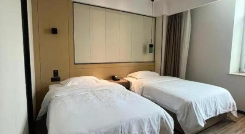 Bed in City Comfort Inn Jinan Railway Station Daming Lake