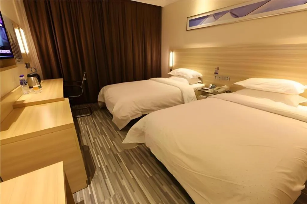 Bed in City Comfort Inn Jinan Railway Station Daming Lake