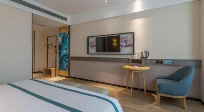 Bed in City Comfort Inn Jinan Railway Station Daming Lake