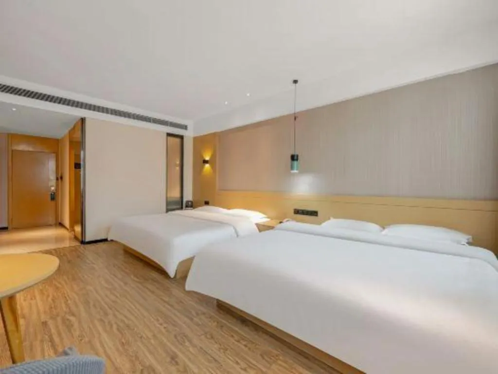 Bed in City Comfort Inn Jinan Railway Station Daming Lake