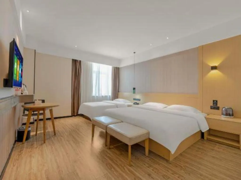 Bed in City Comfort Inn Jinan Railway Station Daming Lake