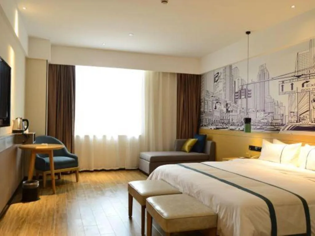 Bed in City Comfort Inn Jinan Railway Station Daming Lake