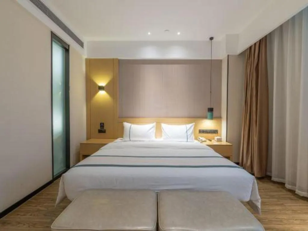 Bed in City Comfort Inn Jinan Railway Station Daming Lake