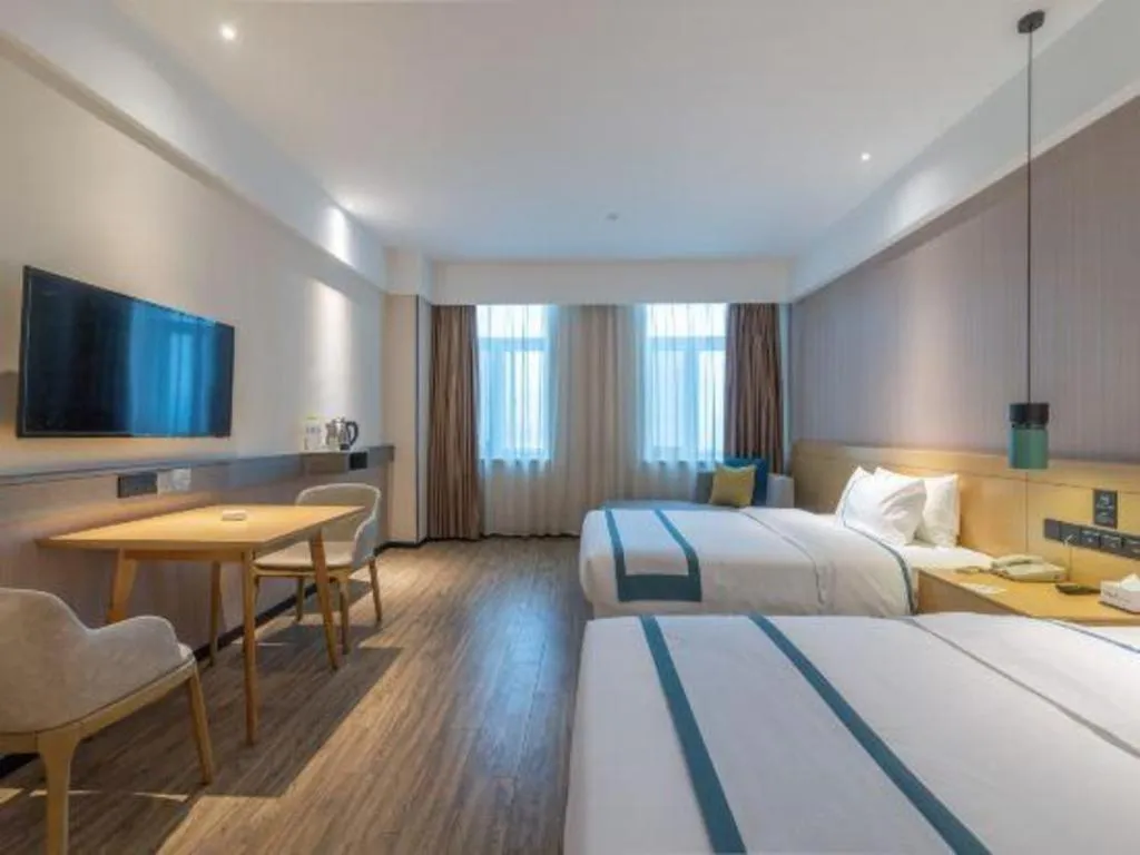 Bed in City Comfort Inn Jinan Railway Station Daming Lake