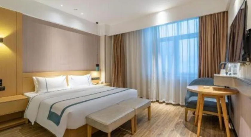 Bed in City Comfort Inn Jinan Railway Station Daming Lake