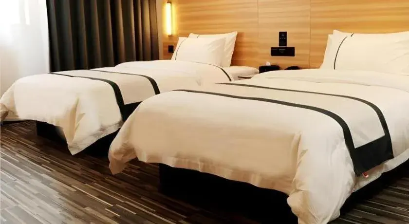 Bed in City Comfort Inn Huangshi Bei Station Bed in City Comfort Inn Huangshi Bei Station