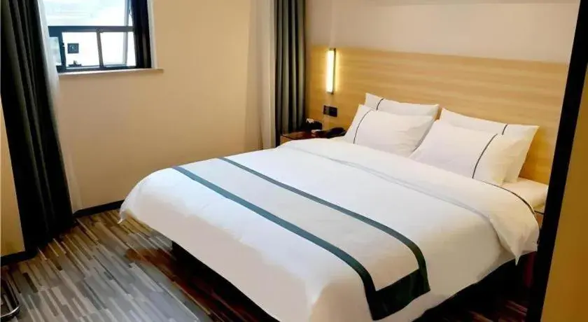 Bed in City Comfort Inn Huangshi Bei Station Bed in City Comfort Inn Huangshi Bei Station