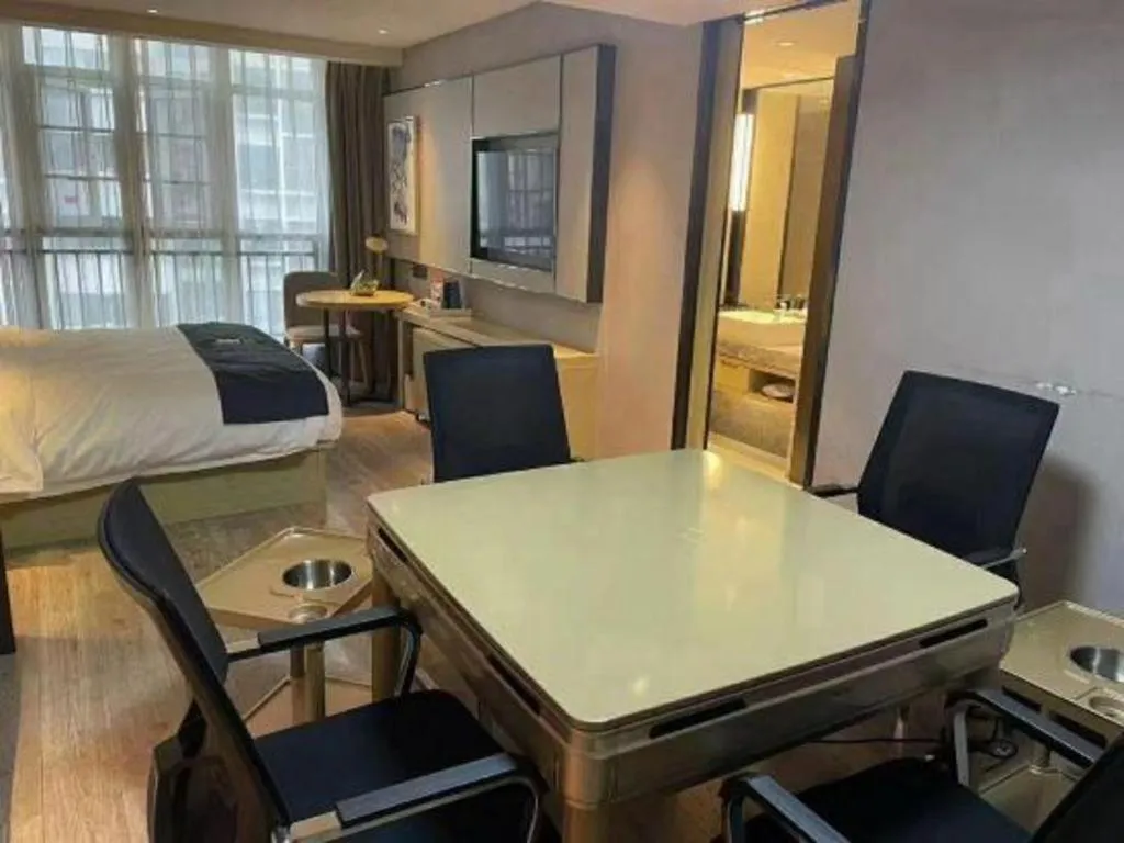 Bed in Echarm Hotel Huangshi Yingbin Avenue